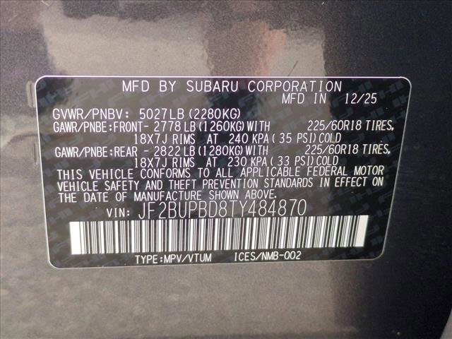 New 2026 Subaru Outback Premium image 17