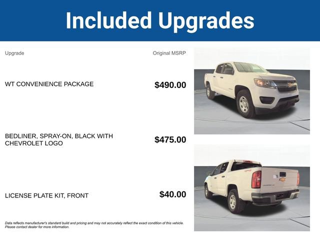 Used 2018 Chevrolet Colorado W/T w/ WT Convenience Package AWD/4WD image 5