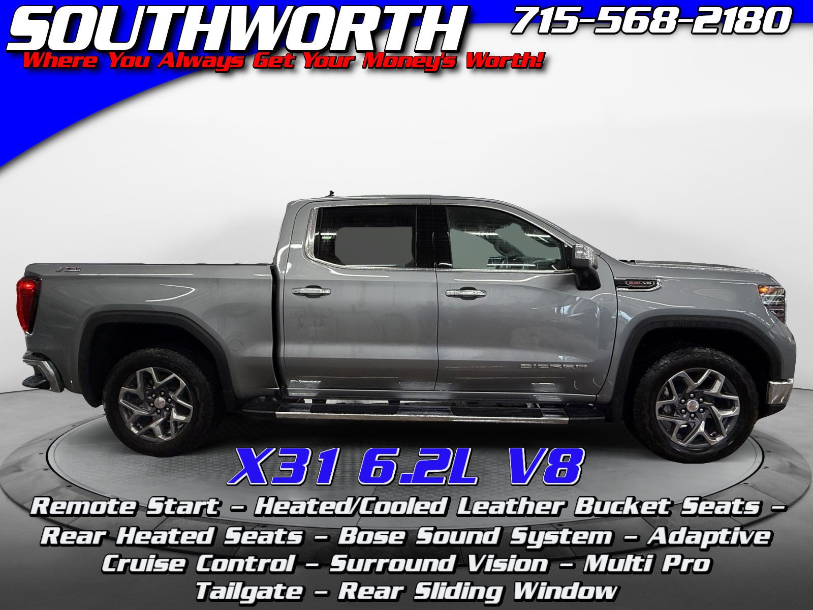 New 2026 GMC Sierra 1500 SLT w/ SLT Premium Plus Package