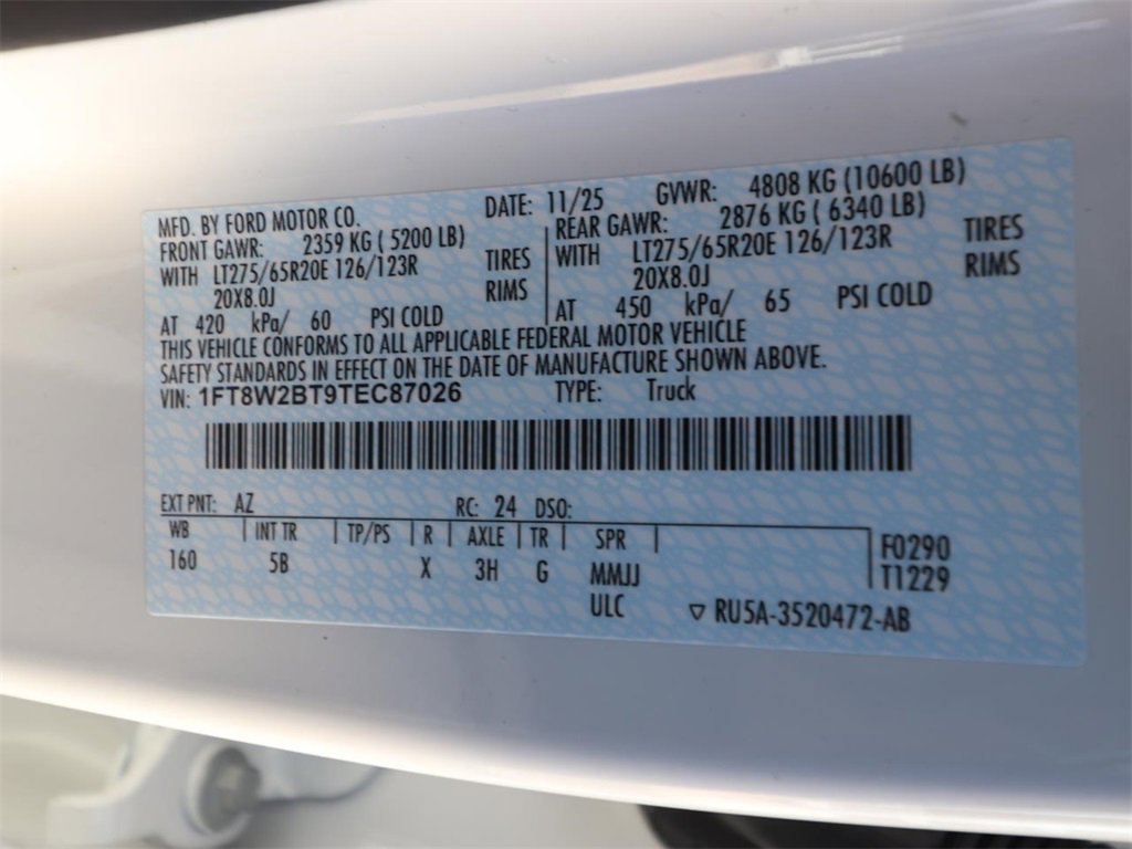 New 2026 Ford F250 Lariat w/ Black Appearance Package image 23