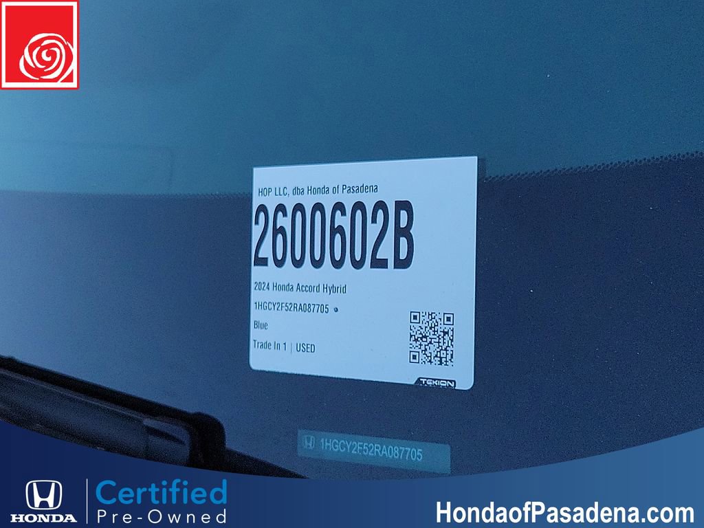 Certified 2024 Honda Accord Sport image 32