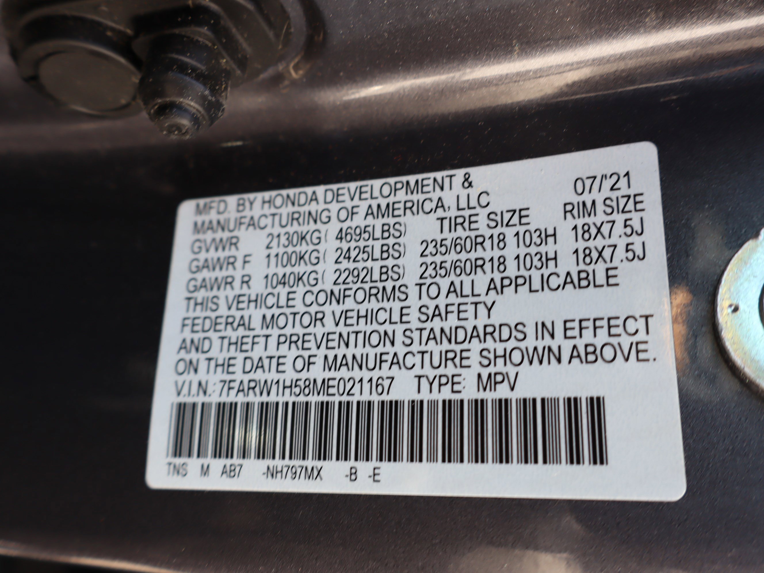 Used 2021 Honda CR-V EX image 23