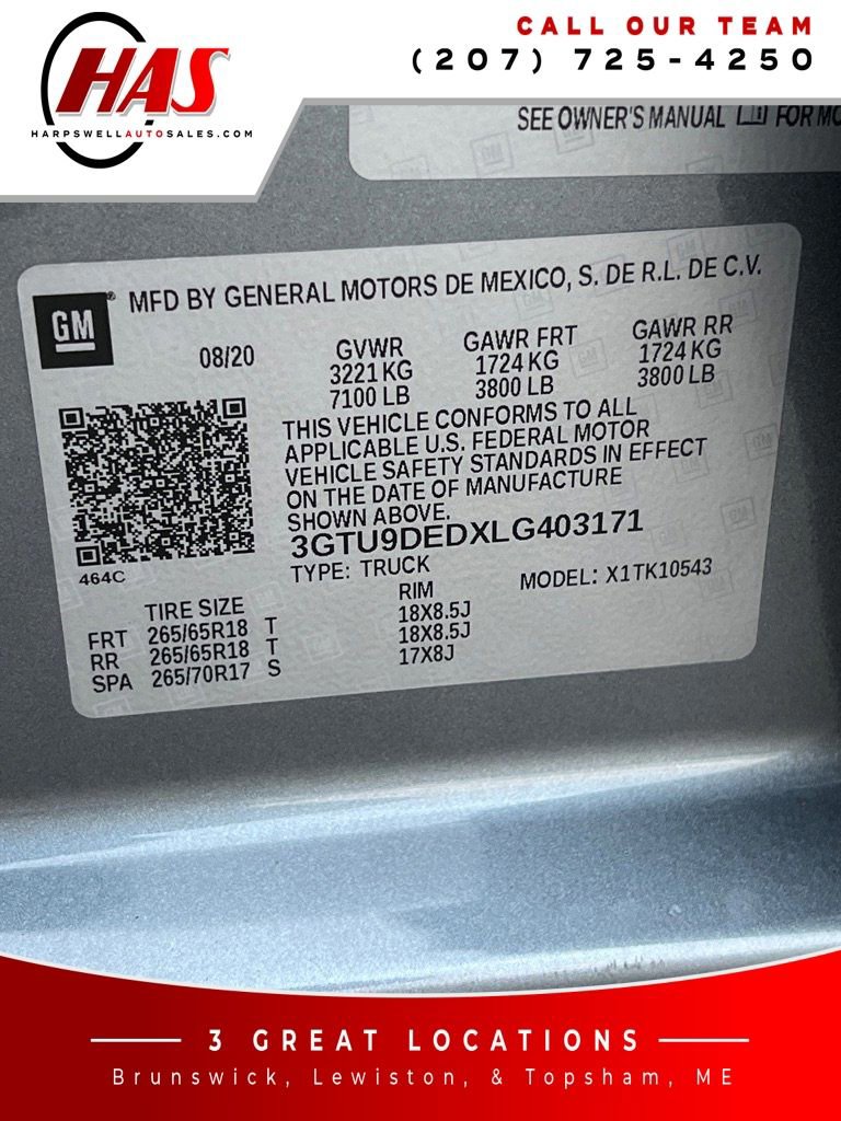 Used 2020 GMC Sierra 1500 SLT w/ SLT Convenience Package image 14