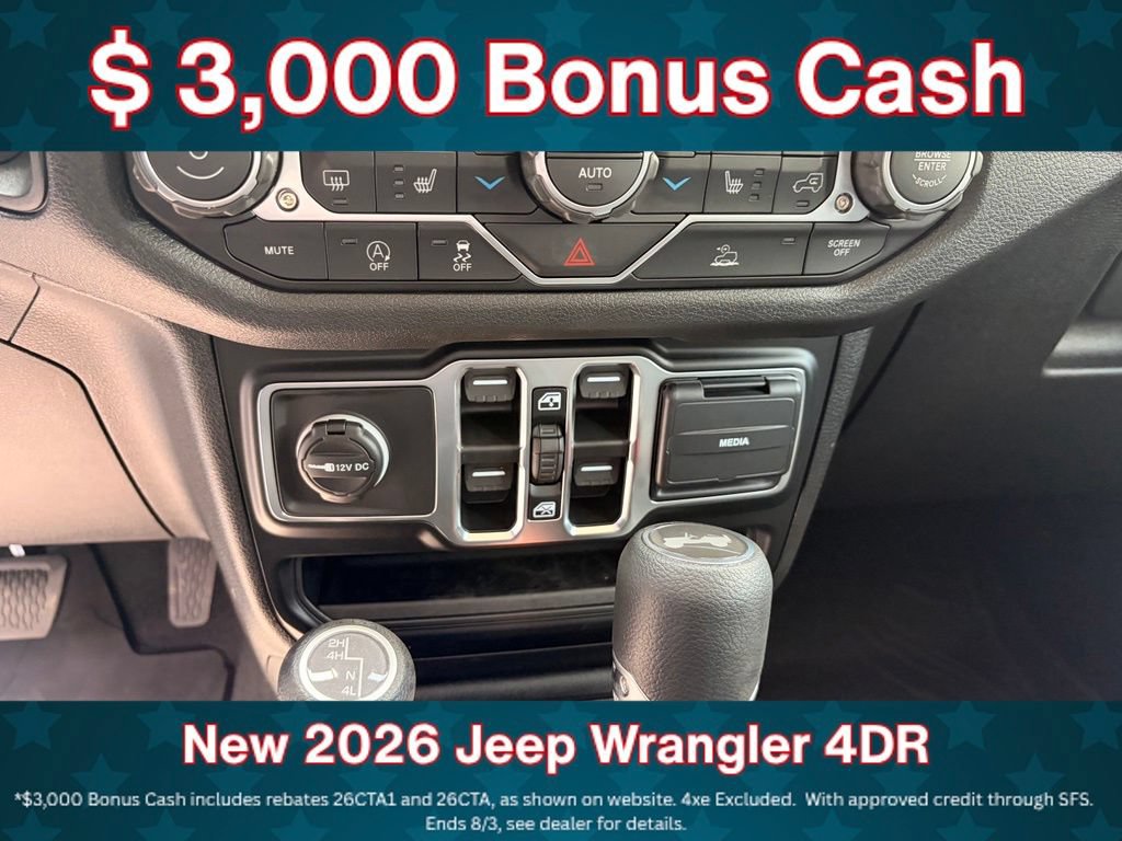 New 2026 Jeep Wrangler Unlimited Sport AWD/4WD image 14