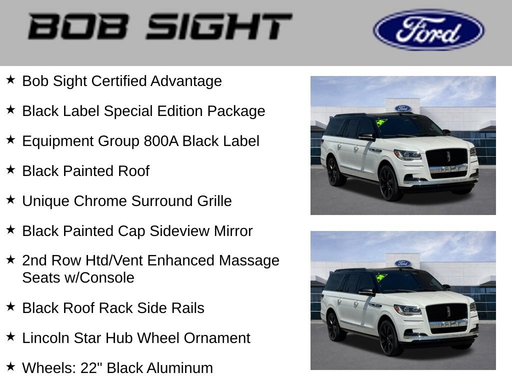 Used 2024 Lincoln Navigator L Black Label AWD/4WD image 3