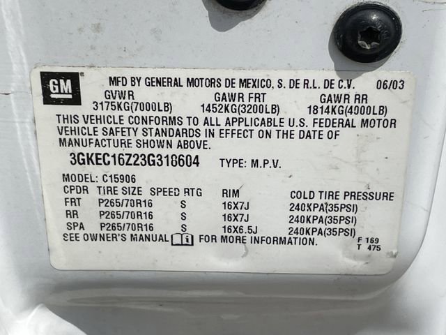 Used 2003 GMC Yukon XL SLT w/ 1SD Preferred Equipment Group RWD image 15