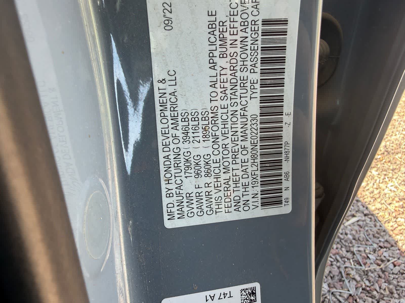 Used 2022 Honda Civic Sport image 26