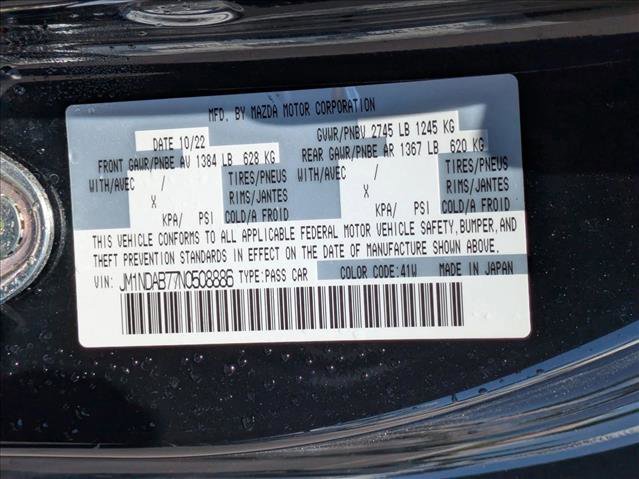 Used 2022 MAZDA MX-5 Miata Sport RWD image 20