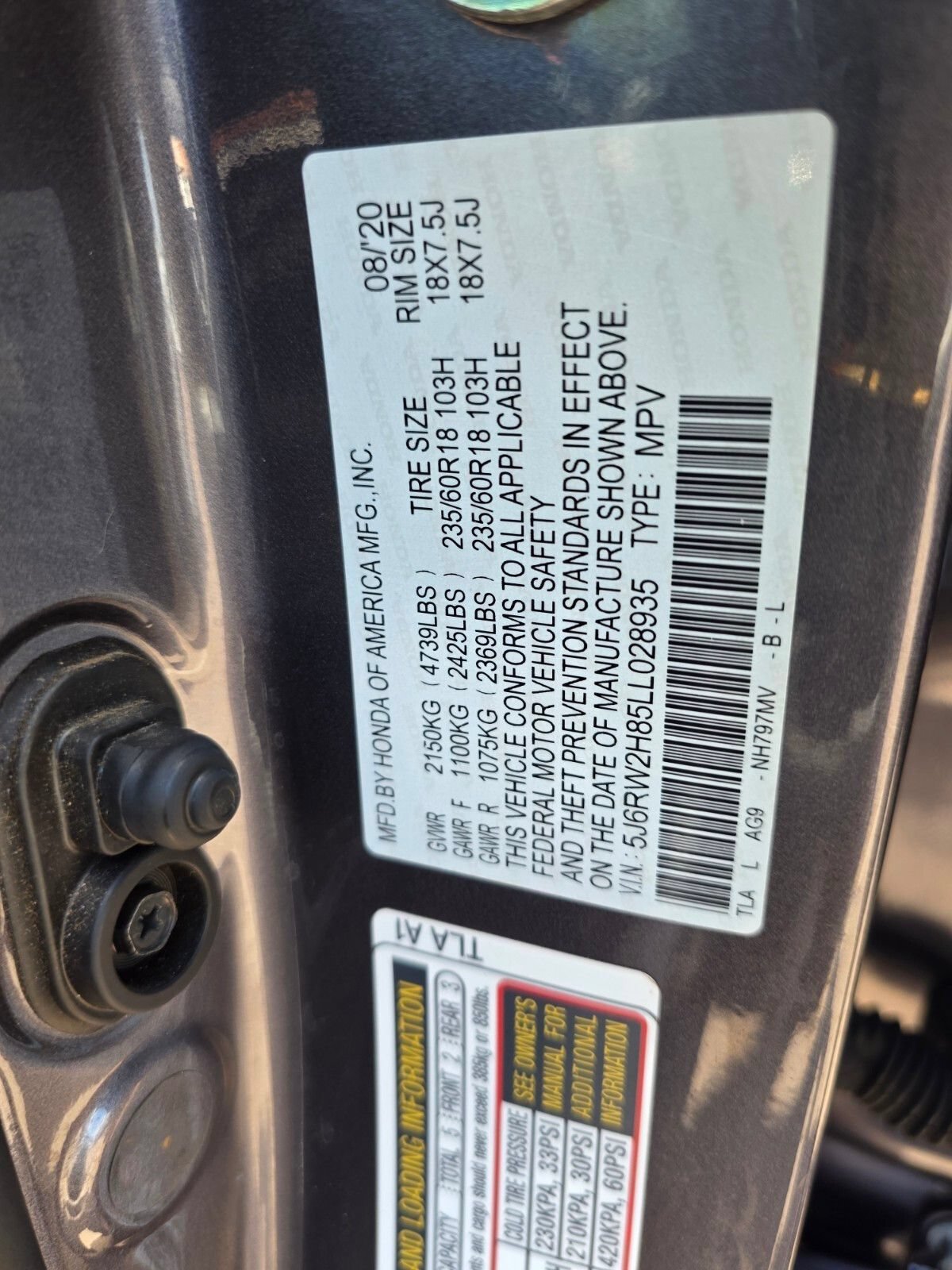 Used 2020 Honda CR-V EX-L image 32
