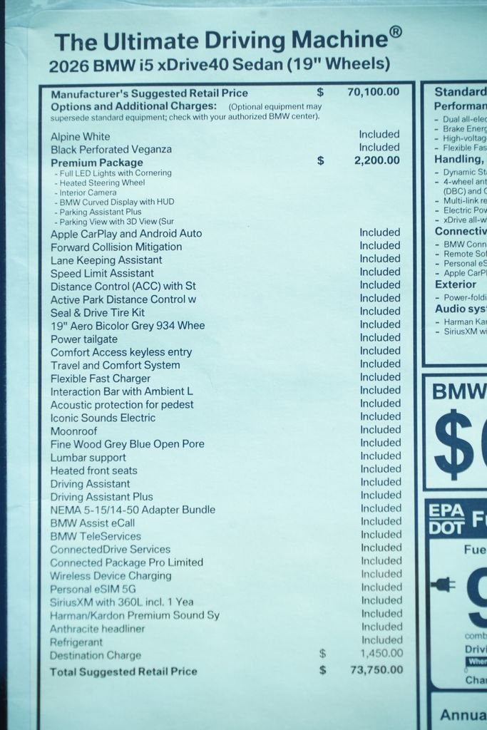 New 2026 BMW i5 eDrive40 image 8