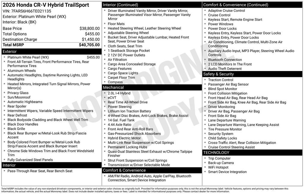 Certified 2026 Honda CR-V TrailSport image 43