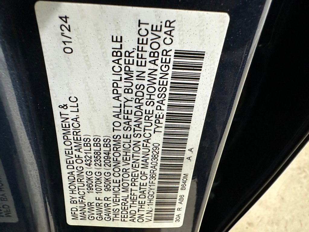Used 2024 Honda Accord EX image 38