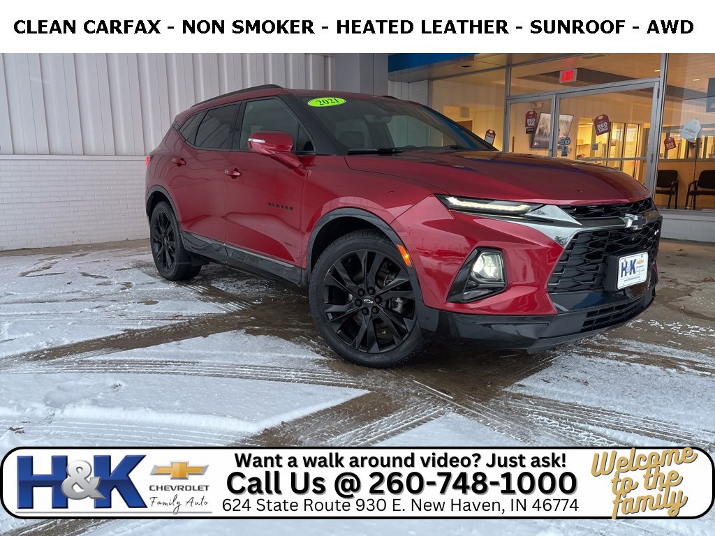 Used 2021 Chevrolet Blazer RS w/ Enhanced Convenience Package