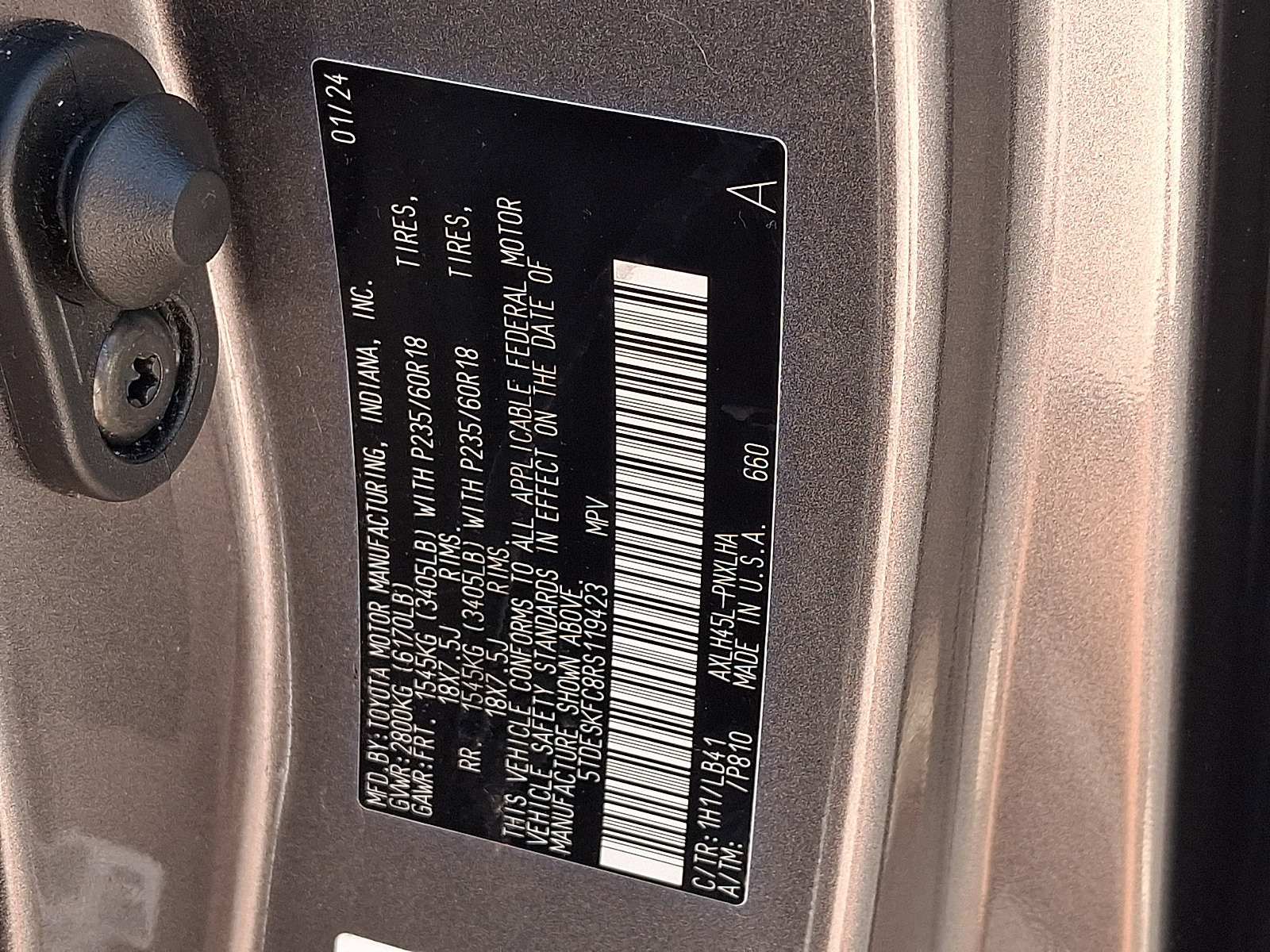 Used 2024 Toyota Sienna Platinum AWD/4WD image 31