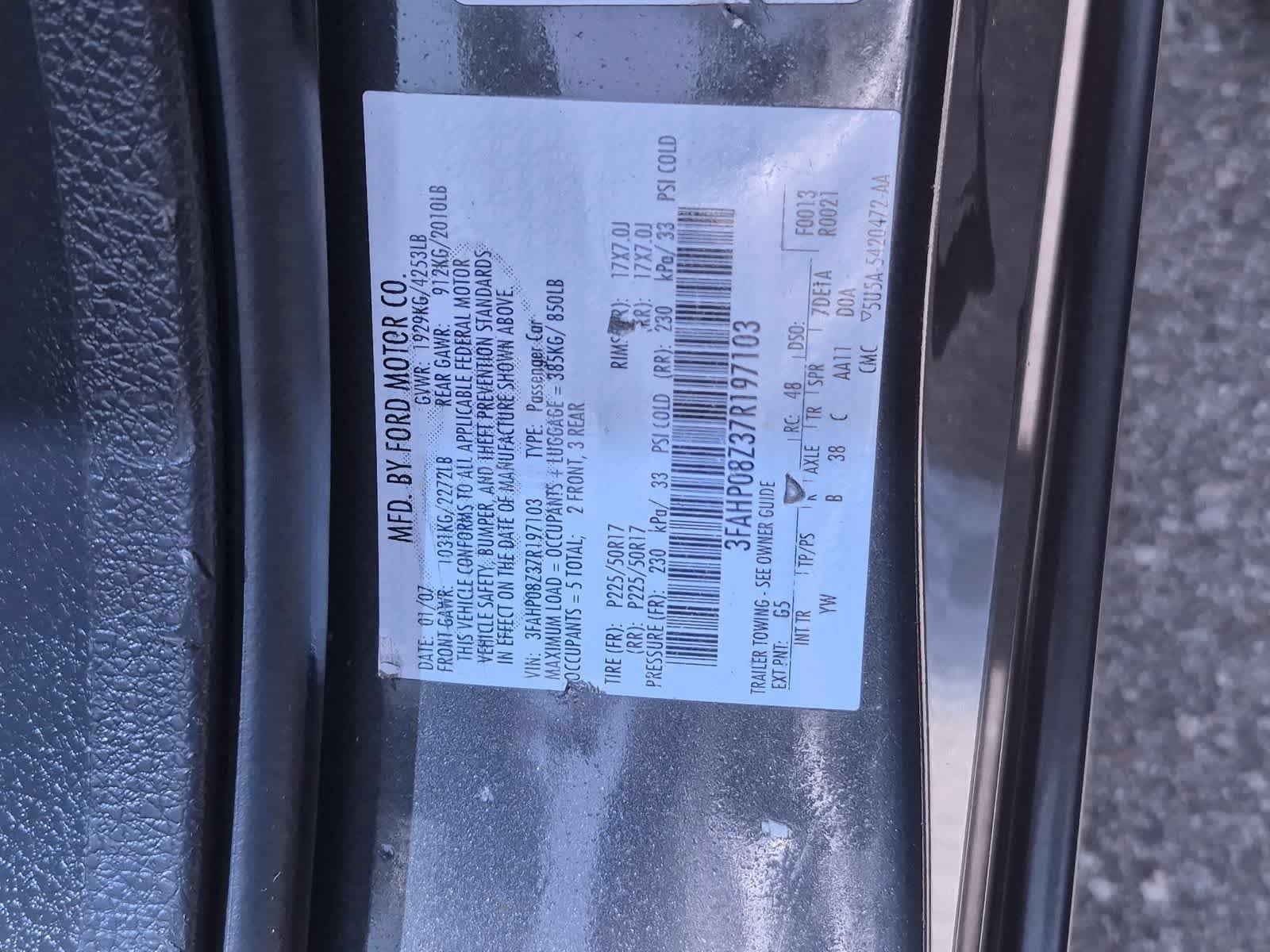 Used 2007 Ford Fusion SEL FWD image 36