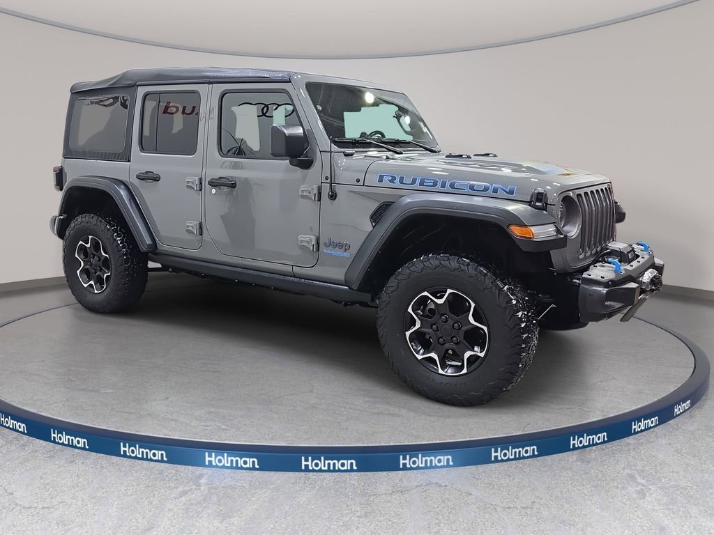 Used 2021 Jeep Wrangler Unlimited Rubicon 4xe w/ Steel Bumper Group image 5