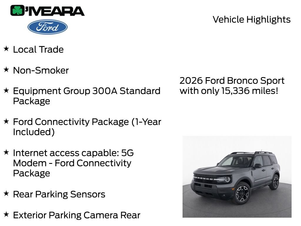 Used 2026 Ford Bronco Sport Outer Banks AWD/4WD image 7