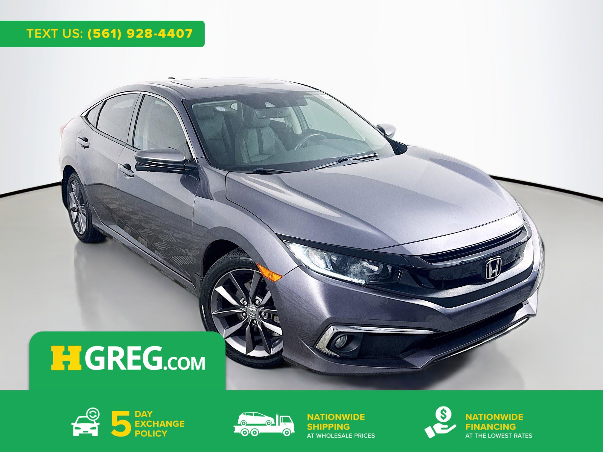 Used 2021 Honda Civic EX-L image 1
