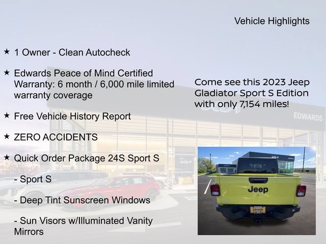 Used 2023 Jeep Gladiator Sport AWD/4WD image 11
