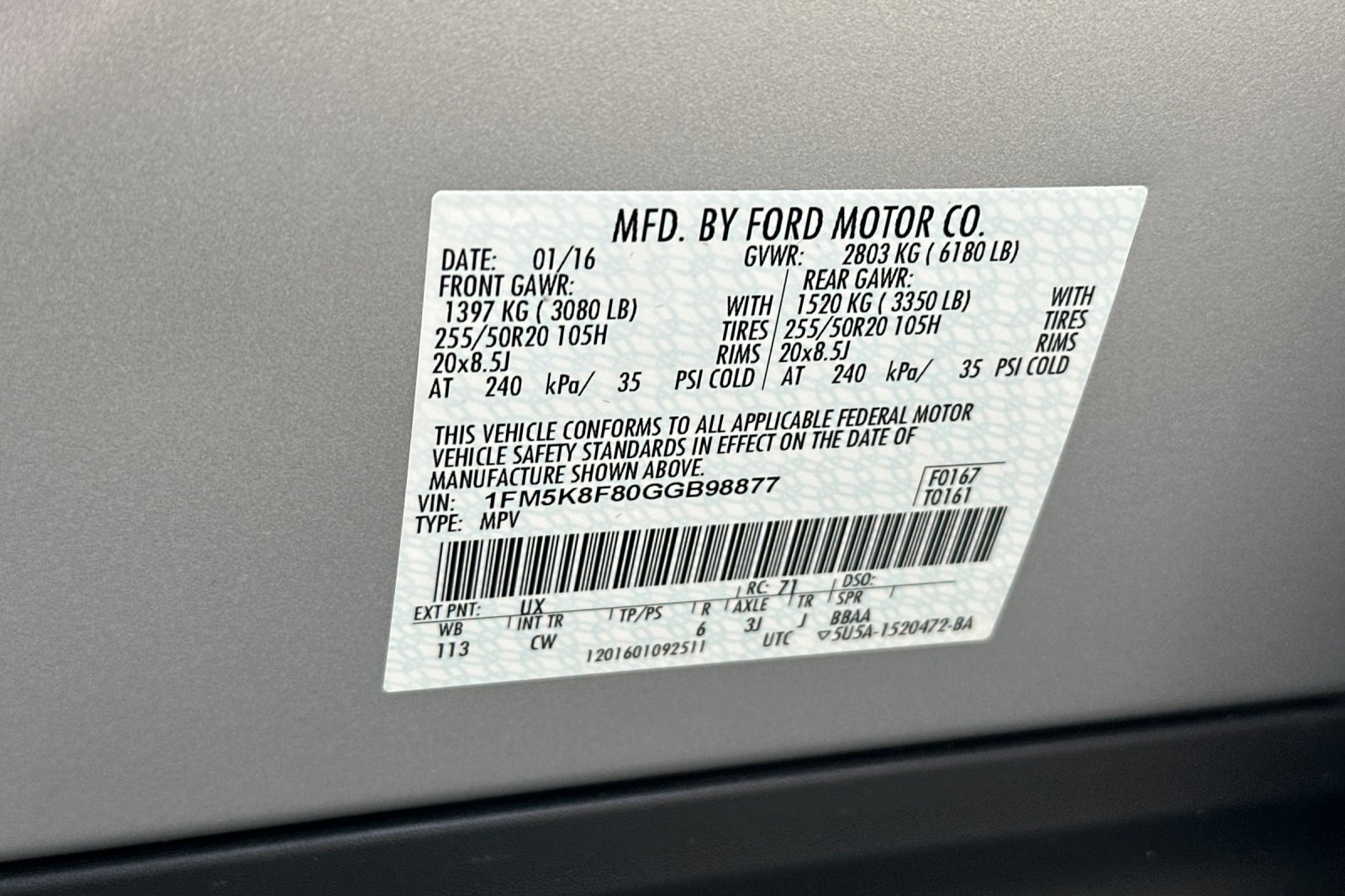 Used 2016 Ford Explorer Limited AWD/4WD image 27
