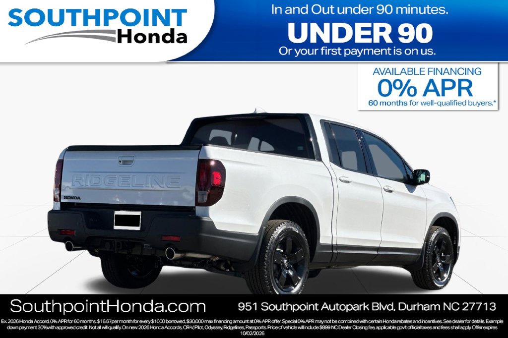 New 2026 Honda Ridgeline Black Edition image 3