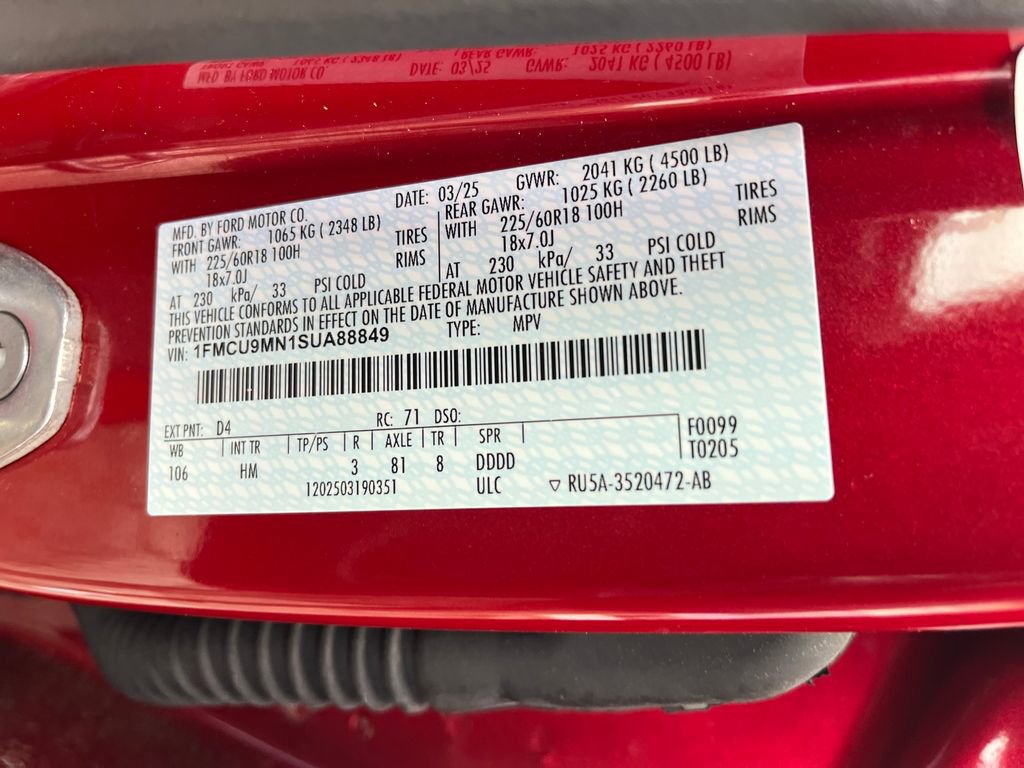 Used 2025 Ford Escape ST-Line image 29