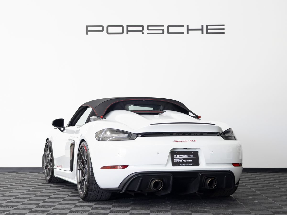 Certified 2024 Porsche 718 Boxster Spyder RS RWD image 3
