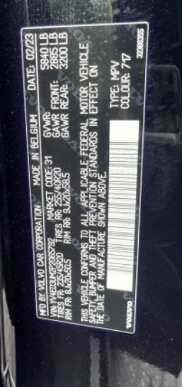 Used 2023 Volvo XC40 Recharge Ultimate w/ Protection Package Premier AWD/4WD image 3