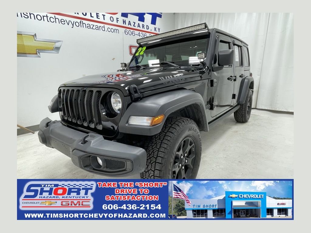 Used 2022 Jeep Wrangler Unlimited Willys