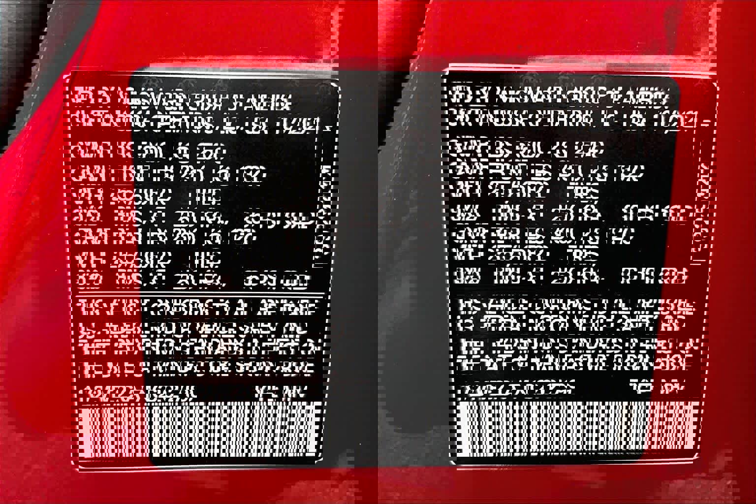 Certified 2022 Volkswagen Atlas Cross Sport SE w/ Black Wheel Package image 33