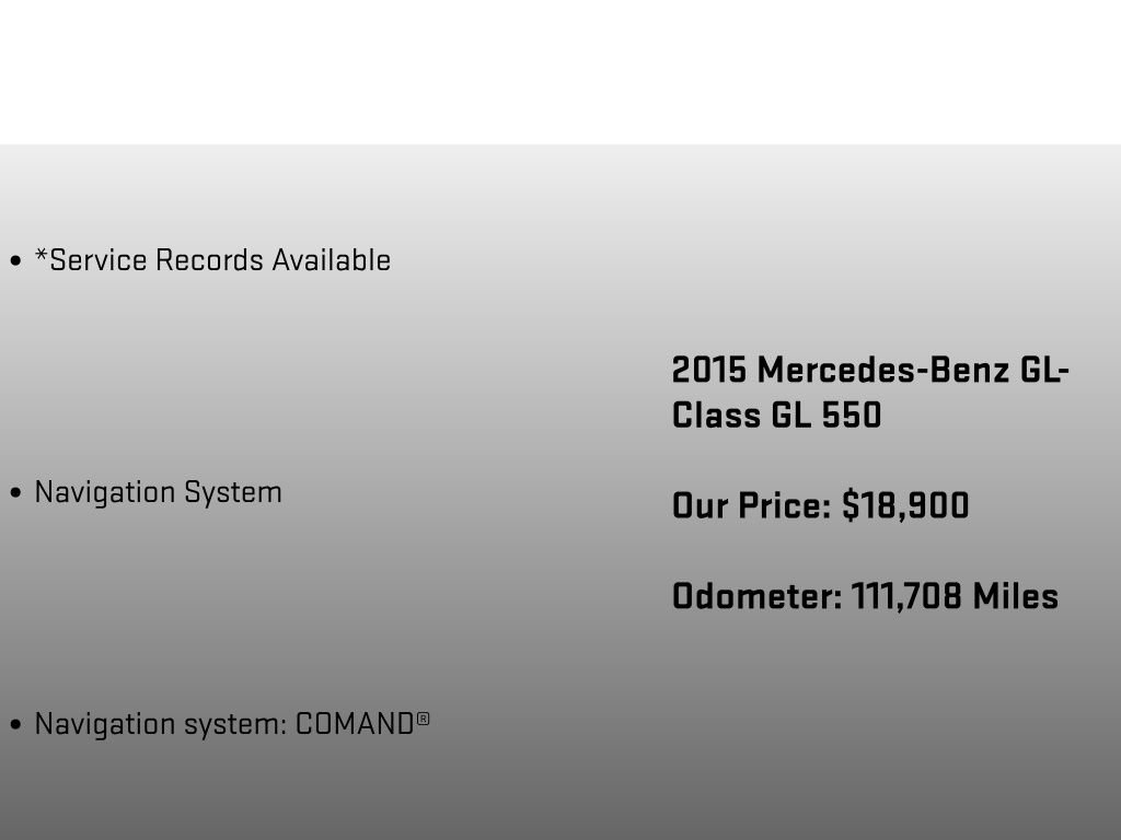 Used 2015 Mercedes-Benz GL 550 4MATIC image 12