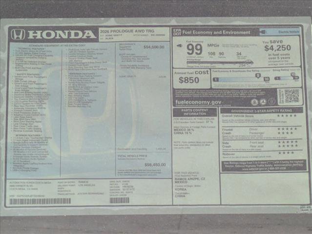 New 2026 Honda Prologue Touring image 17