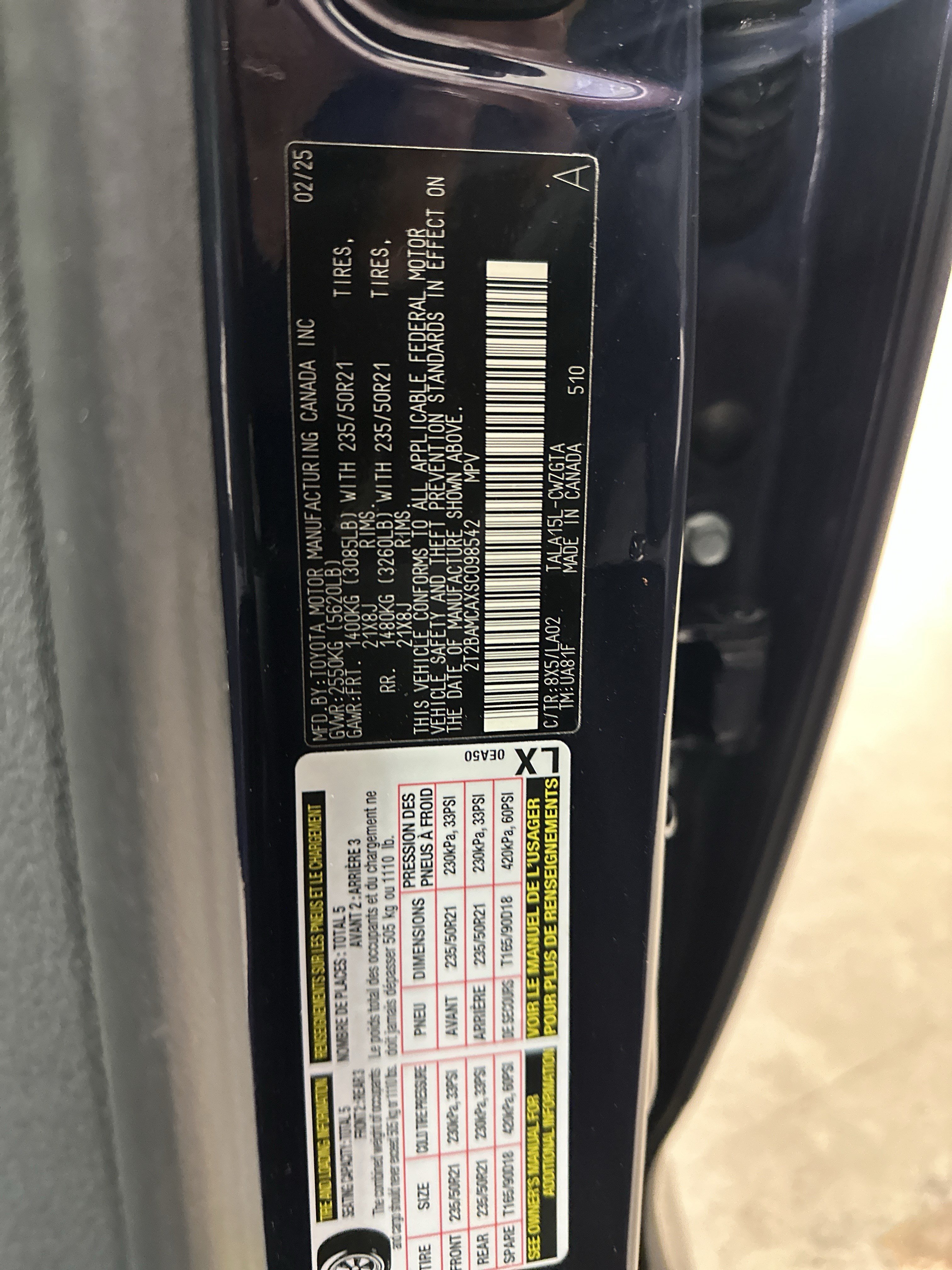 Certified 2025 Lexus RX 350 AWD w/ Luxury Package w/ Convenience Package image 35