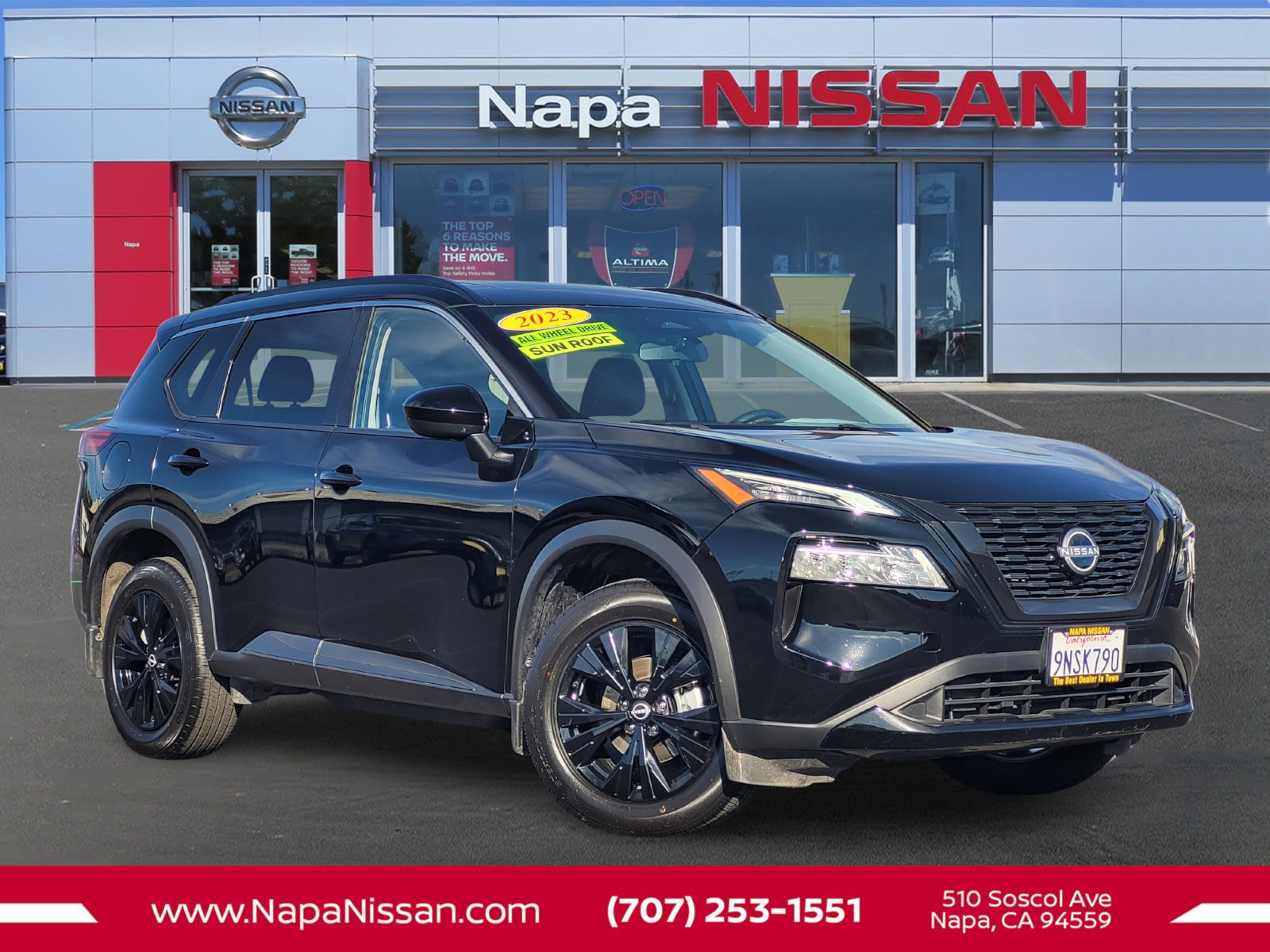 Certified 2023 Nissan Rogue SV w/ SV Premium B Package AWD/4WD image 1