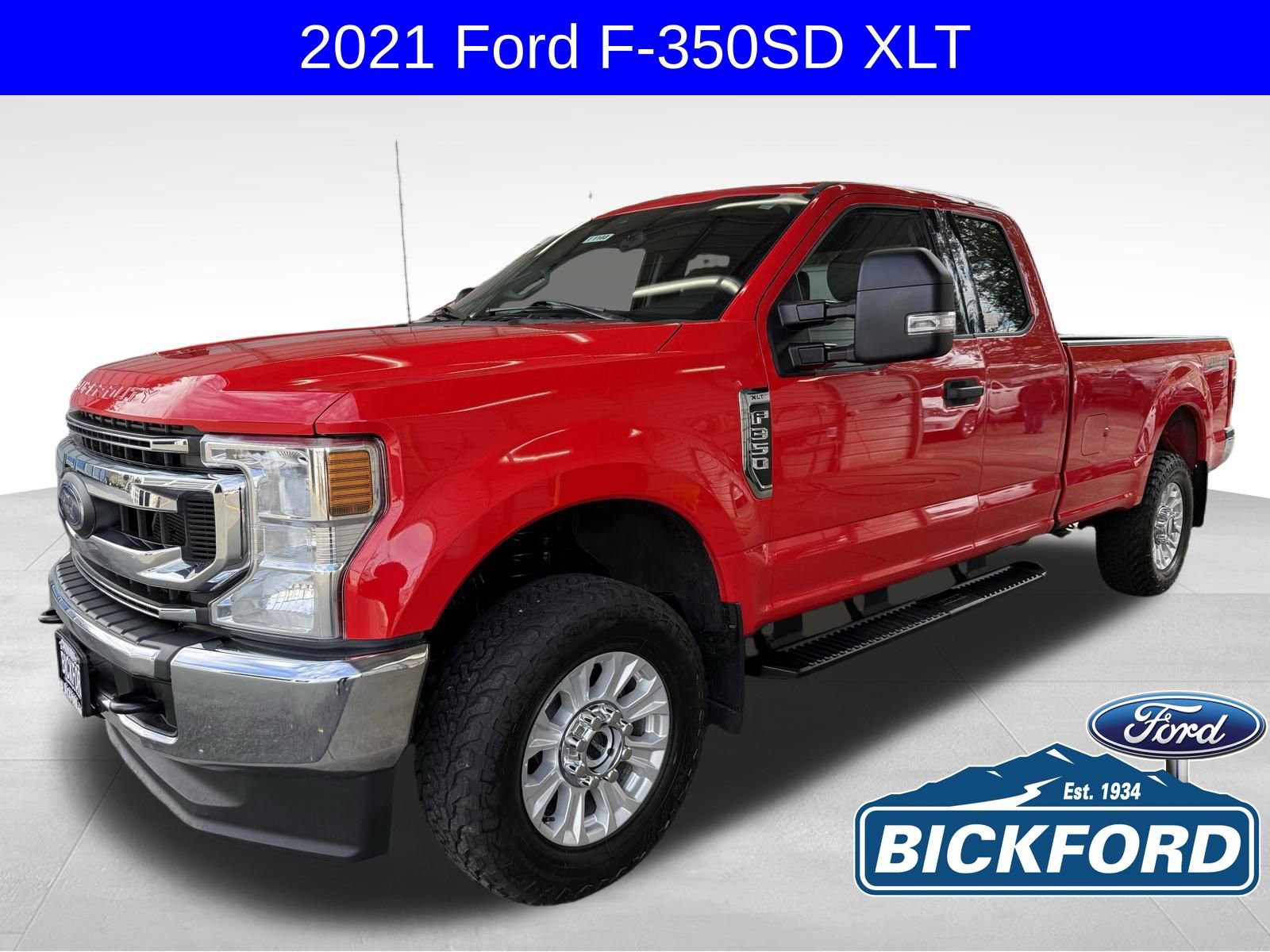 Used 2021 Ford F350 XLT w/ Camper Package AWD/4WD image 1
