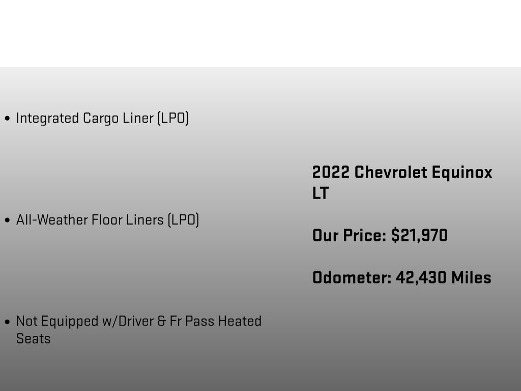Used 2022 Chevrolet Equinox LT AWD/4WD image 24