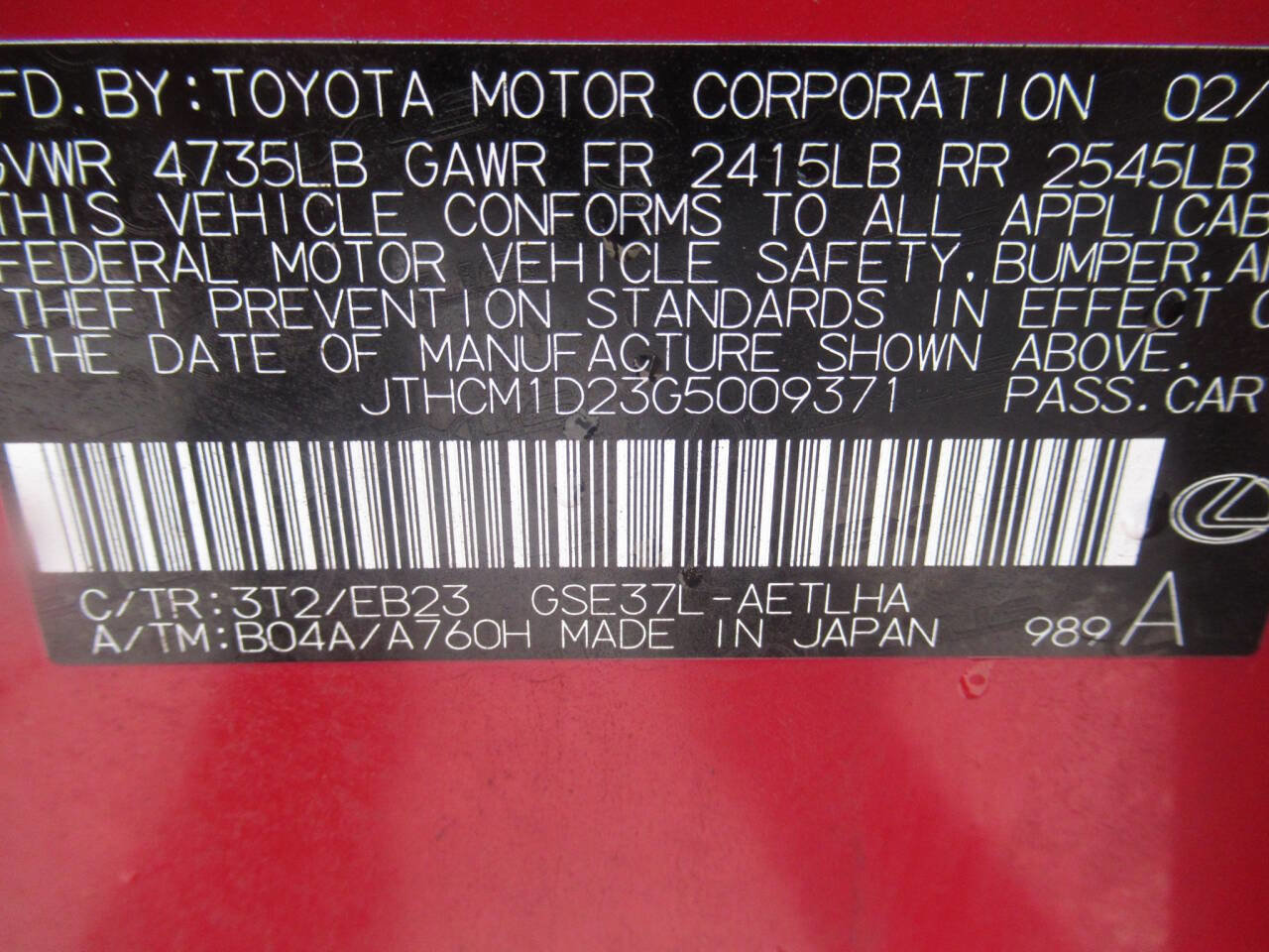 Used 2016 Lexus IS 300 AWD w/ F Sport Package image 19