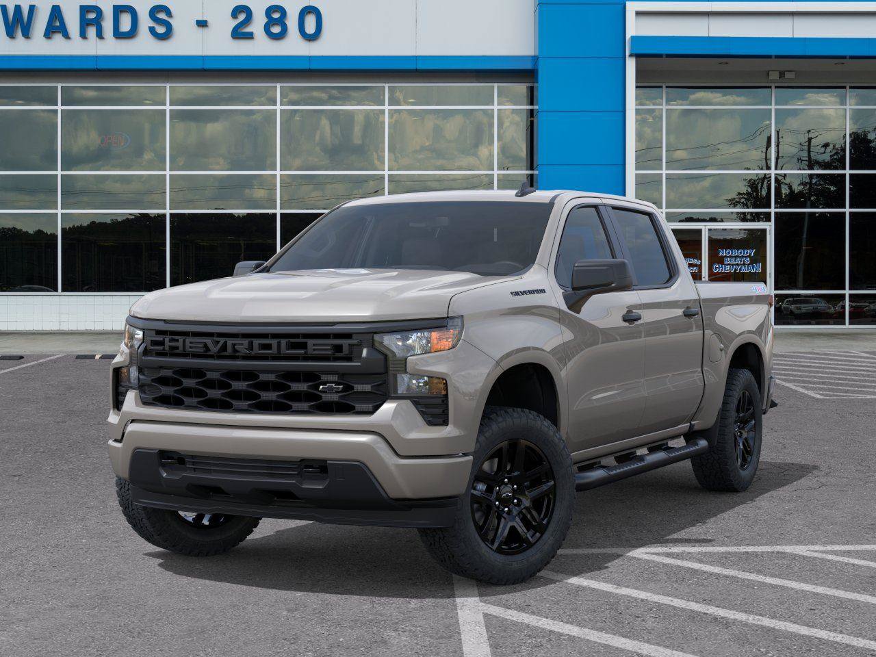 New 2026 Chevrolet Silverado 1500 Custom w/ Turbomax Blackout Package AWD/4WD image 6