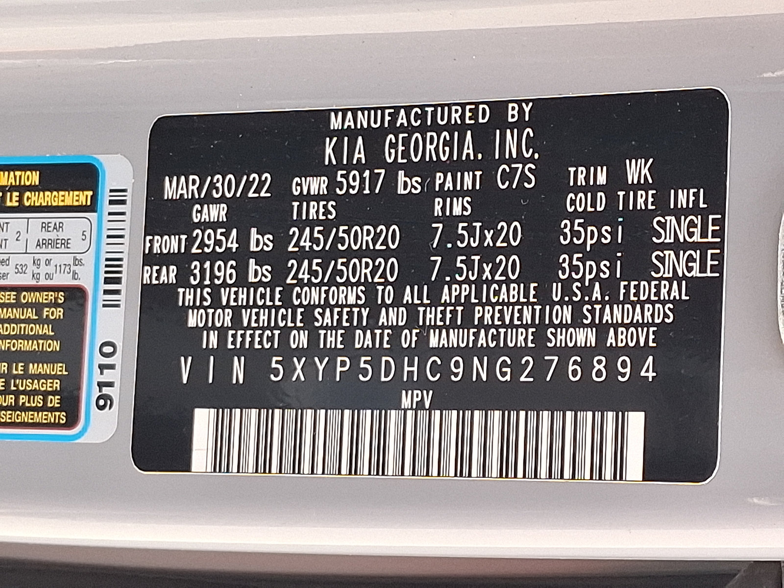Certified 2022 Kia Telluride SX w/ SX Prestige Package AWD/4WD image 28
