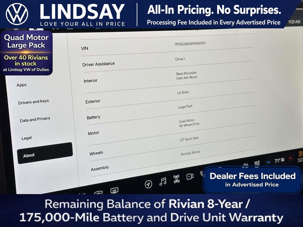 Used 2023 Rivian R1S Adventure AWD/4WD image 26