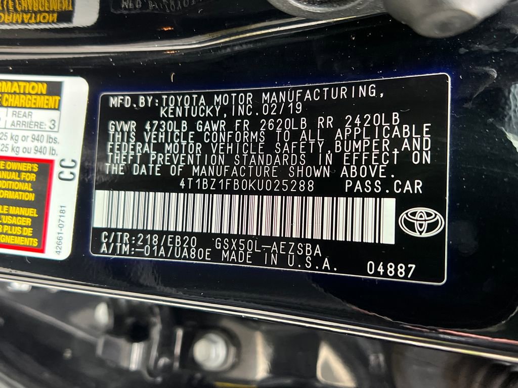 Used 2019 Toyota Avalon Touring w/ Advanced Safety Package FWD image 28