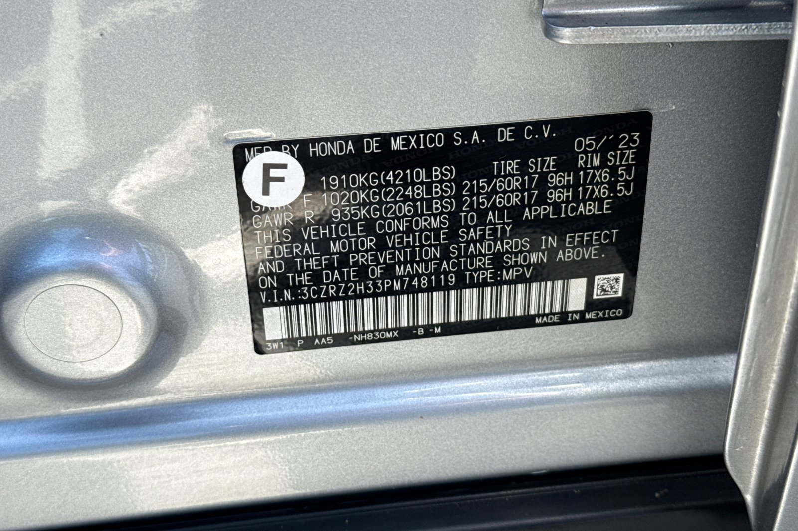 Used 2023 Honda HR-V LX image 39