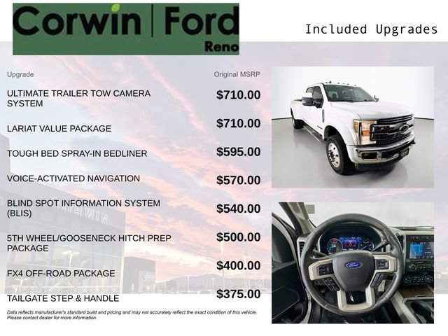 Used 2019 Ford F450 Lariat w/ Lariat Value Package image 3