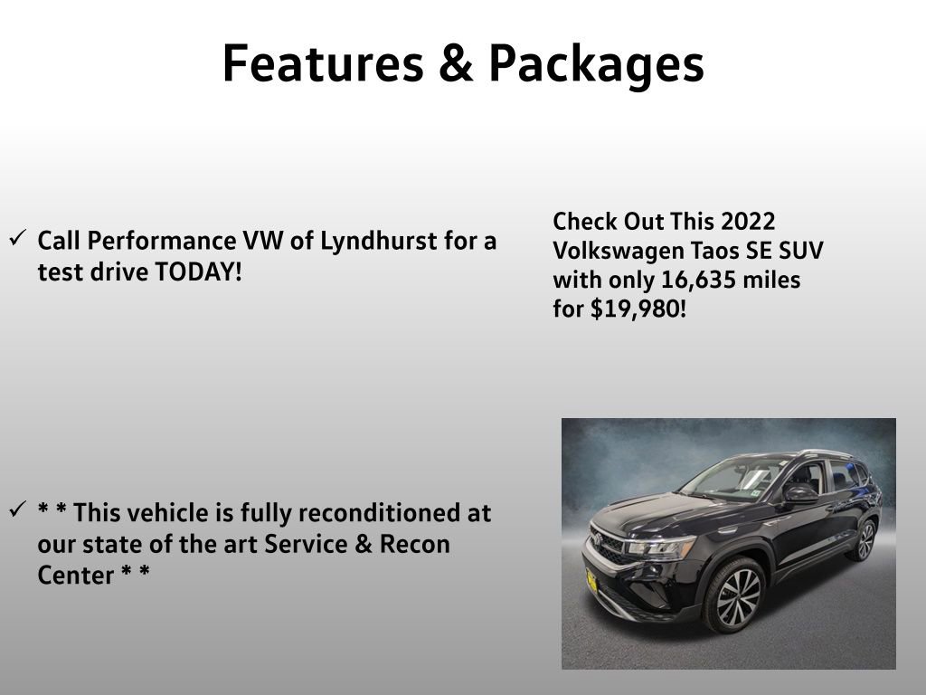 Used 2022 Volkswagen Taos SE image 4