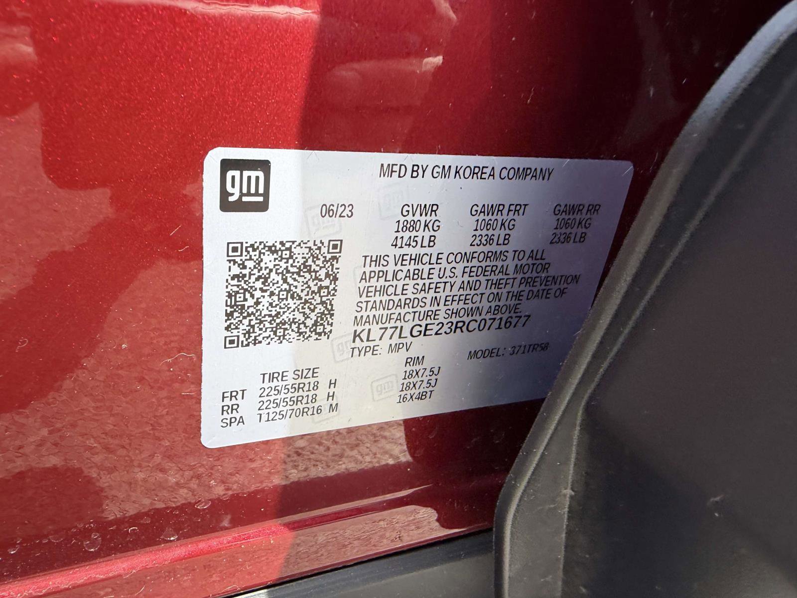 Certified 2024 Chevrolet Trax RS w/ Driver Confidence Package FWD image 20