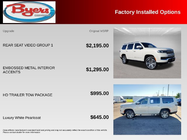 Used 2022 Jeep Grand Wagoneer Series III AWD/4WD image 10