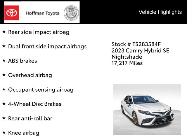 Used 2023 Toyota Camry SE FWD image 29