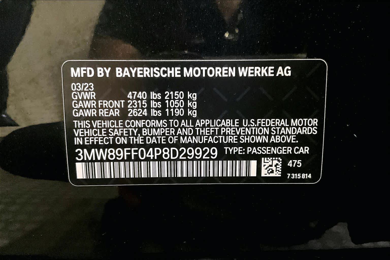 Certified 2023 BMW 330i xDrive Sedan w/ Premium Package AWD/4WD image 33