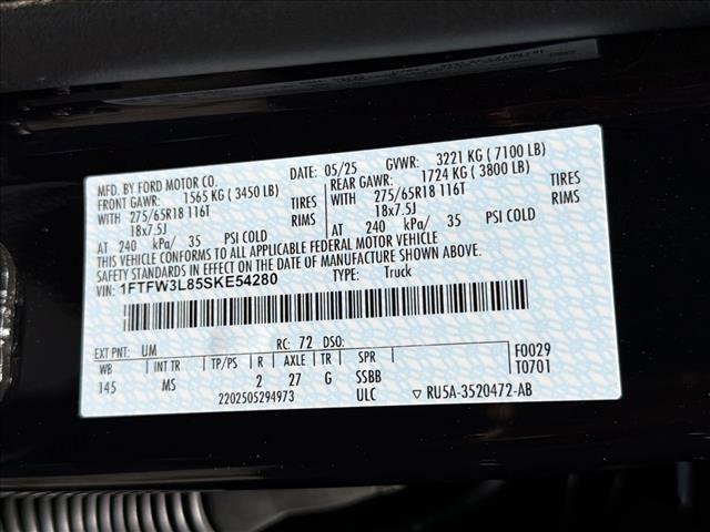 Used 2025 Ford F150 XLT w/ Equipment Group 301A Standard AWD/4WD image 26