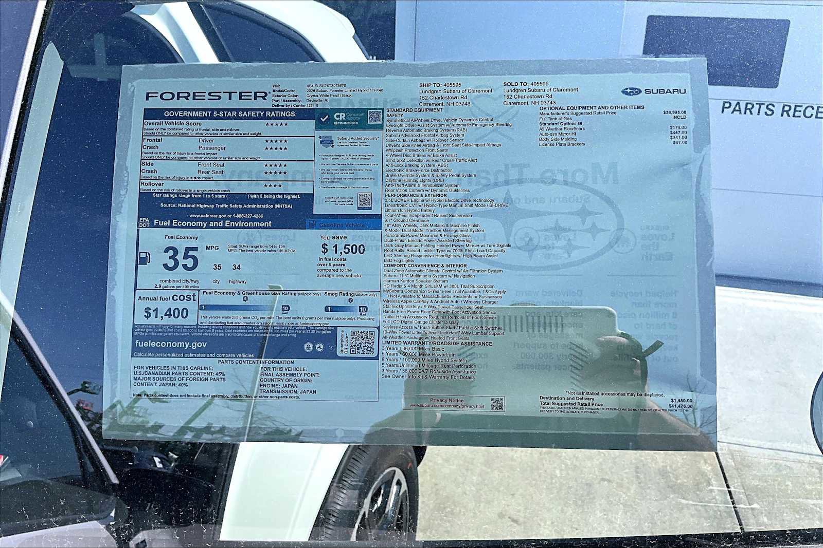 New 2026 Subaru Forester Limited AWD/4WD image 19